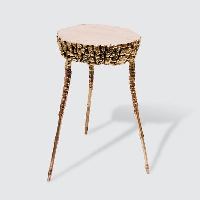 Clotilde Ancarani BUBBLE TABLE Bronze tripod