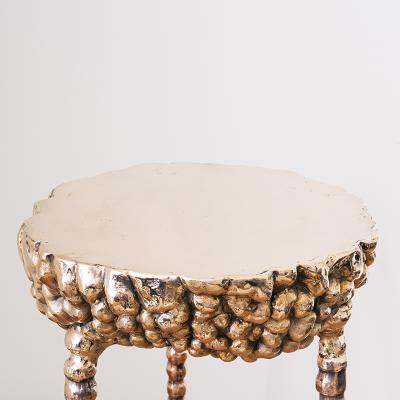 Clotilde Ancarani BUBBLE TABLE Bronze tripod