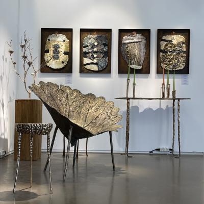 Clotilde Ancarani BUBBLE TABLE Bronze tripod
