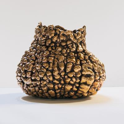 Clotilde Ancarani BUBBLE VASE Bronze sculpture
