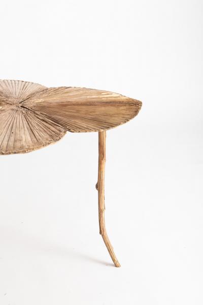 Clotilde Ancarani Small Fan Table Gold 2023