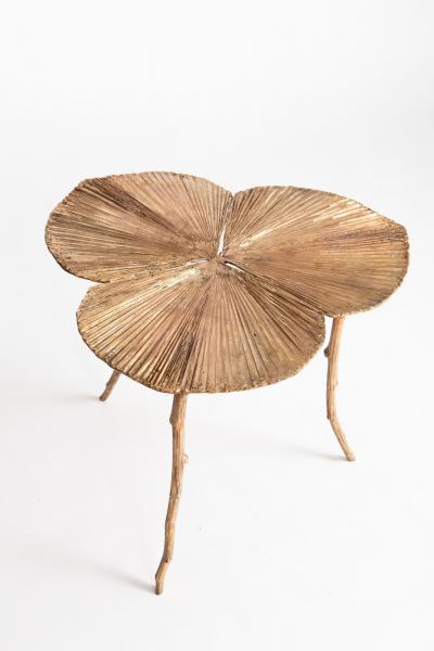 Clotilde Ancarani Small Fan Table Gold 2023