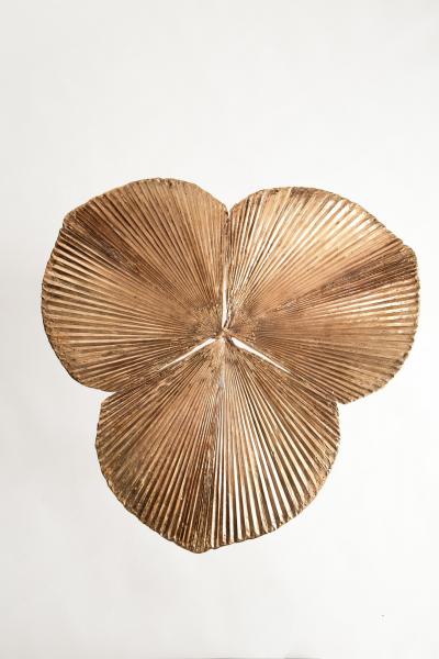 Clotilde Ancarani Small Fan Table Gold 2023