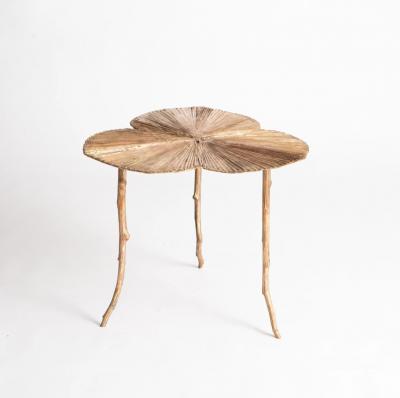 Clotilde Ancarani Small Fan Table Gold 2023