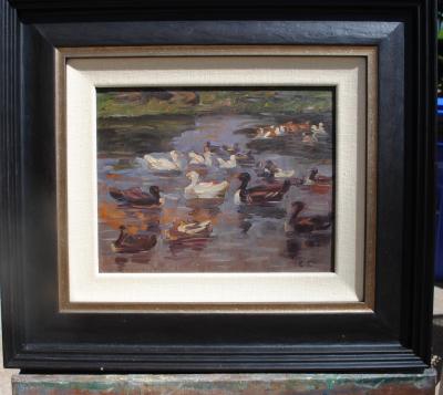 Clovis Terraire Clovis Terraire Ducks on a Pond