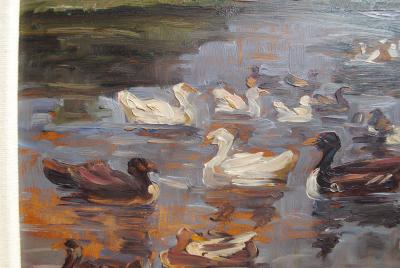 Clovis Terraire Clovis Terraire Ducks on a Pond