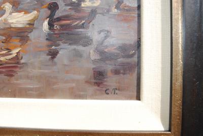 Clovis Terraire Clovis Terraire Ducks on a Pond