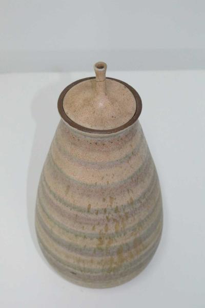 Clyde Burt Clyde Burt Ceramic Vase with Lid