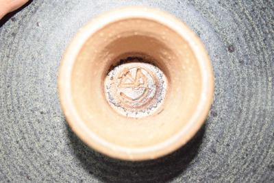 Clyde Burt Clyde Burt Footed Tray Plate in Glazed Multicolored Stonewear