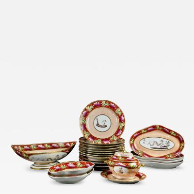 Coalport Pottery Partial Dessert Service