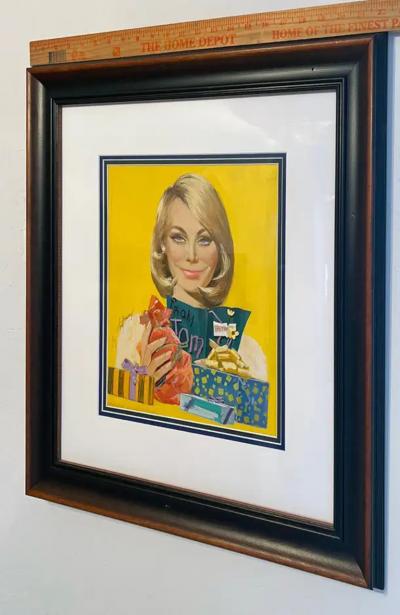 Coby Whitmore Beautiful Blond Hair and Blue Eyed Woman Mid Century Illustration