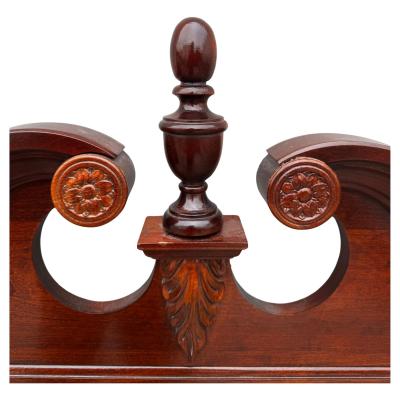 Cochrane Furniture Federal Style Cherry Trifold Beveled Mirror