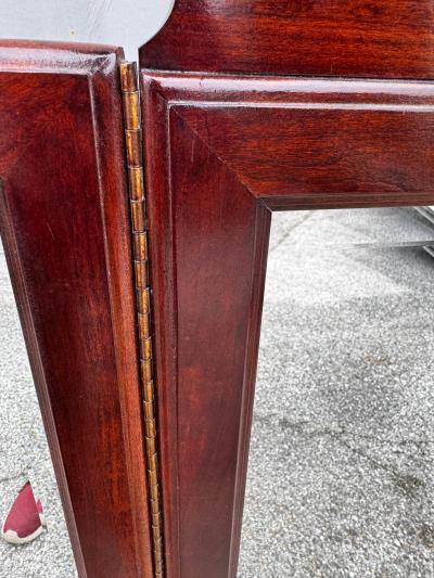 Cochrane Furniture Federal Style Cherry Trifold Beveled Mirror