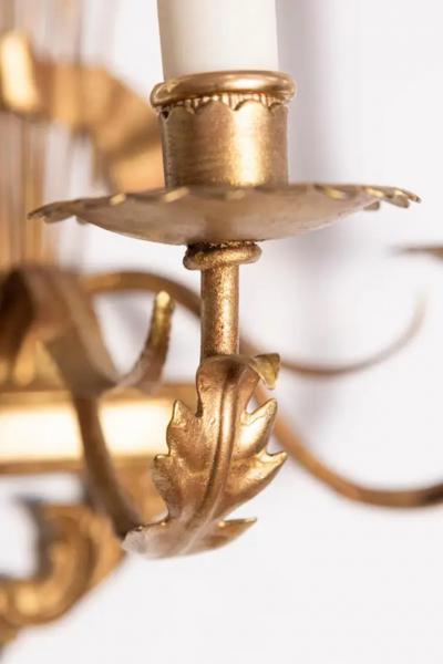 Coco Chanel Pair of 20th Century French Sconces Inspired By Coco Chanel