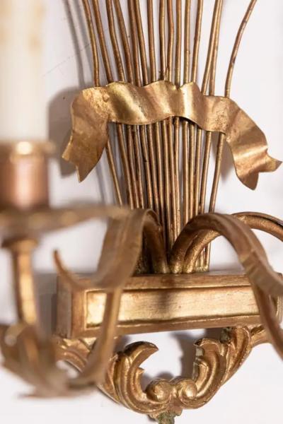 Coco Chanel Pair of 20th Century French Sconces Inspired By Coco Chanel