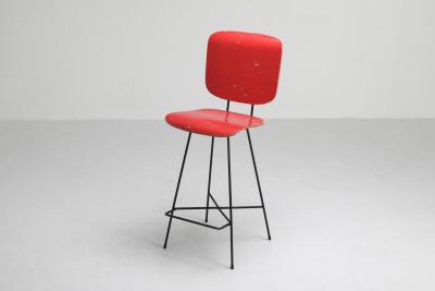 Coen de Vries Dutch modernist stool by Coen De Vries 1950s