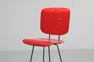 Coen de Vries Dutch modernist stool by Coen De Vries 1950s