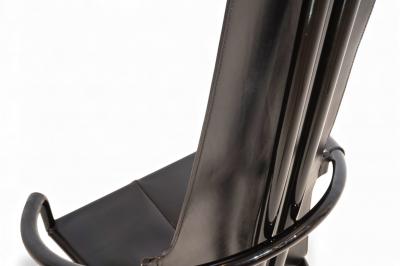 Cofemo Italy leather office chair 1980
