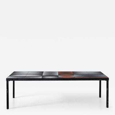 Coffee Table with Ceramic Tiles by Roger Capron 1922 2006 France 1960s