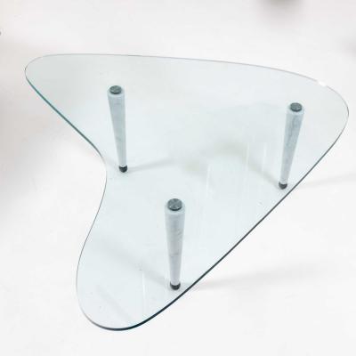 Coffee table with marble legs Italy 20th century