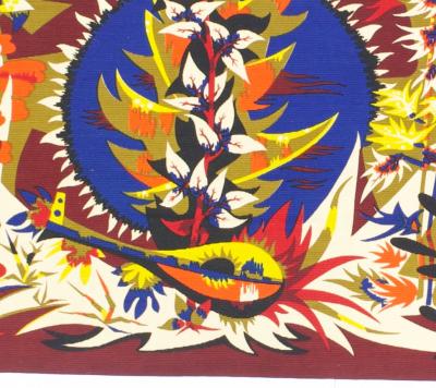 Colette Bardin Mid Century French Designer Tapestry Signed Colette Bardin 3 7 x 6 0 