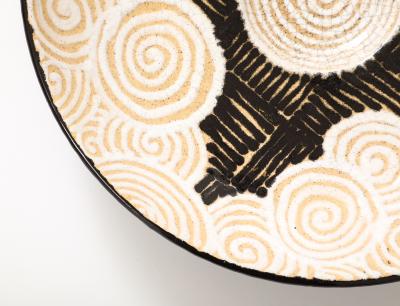 Colette Geuden Colette Geuden Geometric Bowl Spirals Hash Patterns France 1930 s signed