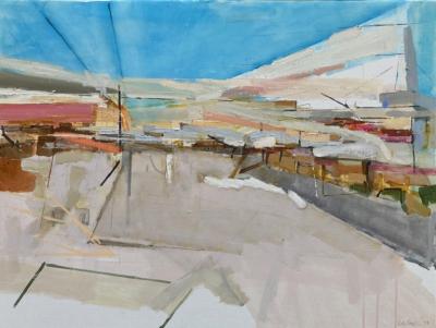 Colin Taylor LANDED SHRIMP LANDSCAPE 31X24 