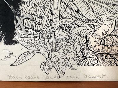 Colista Mrs E H Dowling Baby Bears Original Illustration Female Illustrator