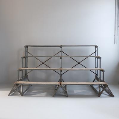 Collapsible Early 20th Century Painted Wooden Display Stand France