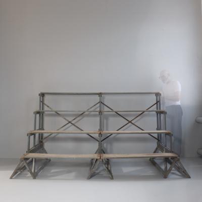 Collapsible Early 20th Century Painted Wooden Display Stand France