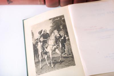 Collection Gilt Leather Bound Library Book Set