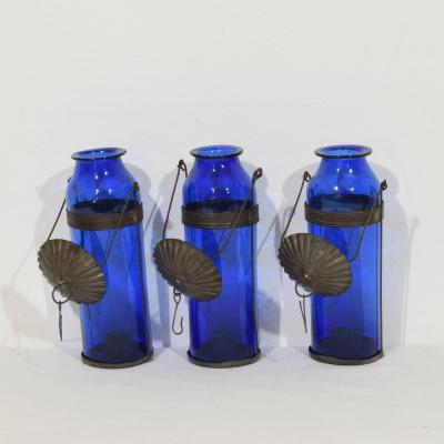 Collection of 19th Century French Glass Lanterns
