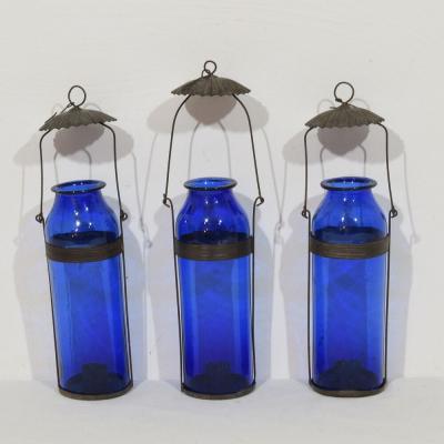 Collection of 19th Century French Glass Lanterns
