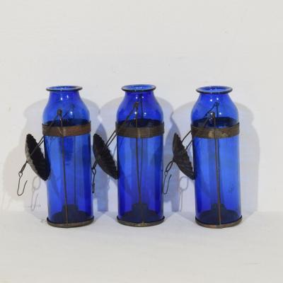 Collection of 19th Century French Glass Lanterns