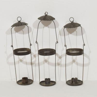 Collection of 19th Century French Glass Lanterns