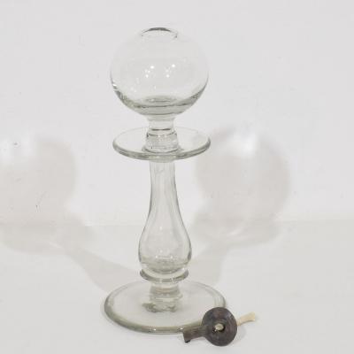 Collection of 19th Century French Glass Weaver Oil Lamps