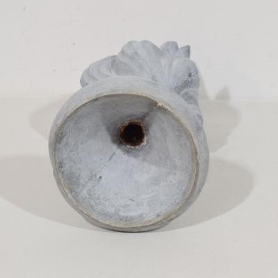 Collection of 3 19th Century French Zinc Flame Roof Finials