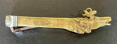 Collection of 5 Antique Metal Cigar Cutters Deer and Elephants
