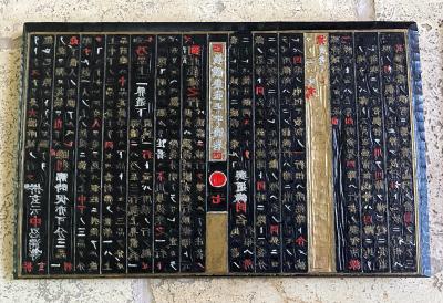 Collection of Four Japanese Wood Print Blocks Meiji Period