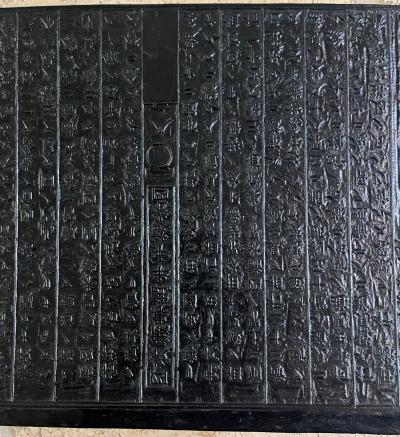 Collection of Four Japanese Wood Print Blocks Meiji Period