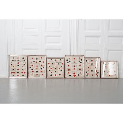 Collection of French 19th Century Framed Wax Seals