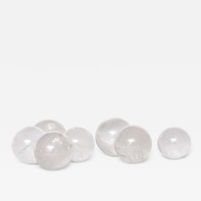 Collection of Rock Crystal Spheres