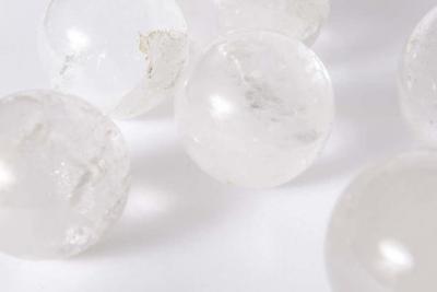 Collection of Rock Crystal Spheres