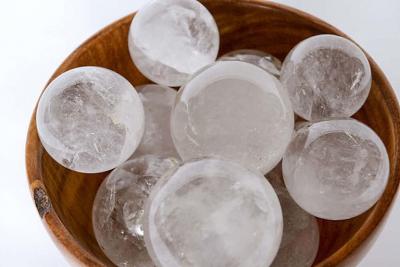 Collection of Rock Crystal Spheres
