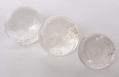 Collection of Rock Crystal Spheres