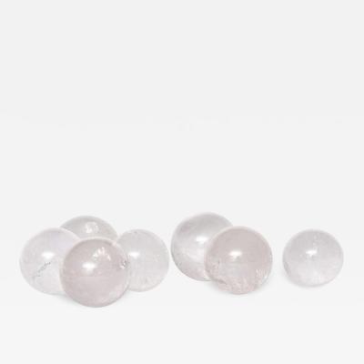 Collection of Rock Crystal Spheres