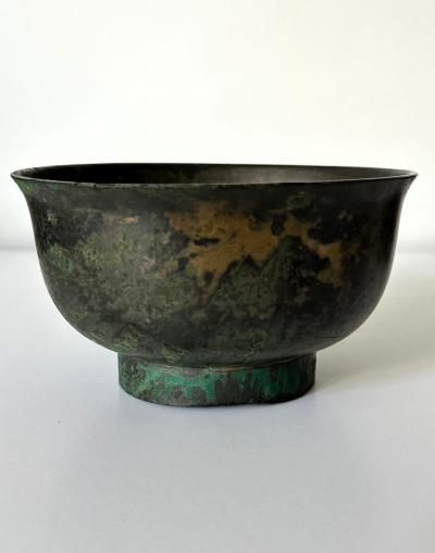 Collection of Three Korean Antique Bronze Bowls