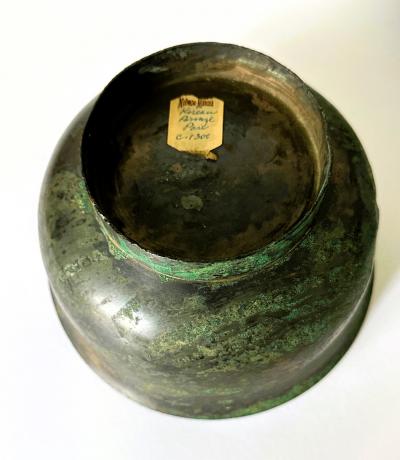 Collection of Three Korean Antique Bronze Bowls