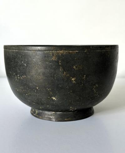 Collection of Three Korean Antique Bronze Bowls