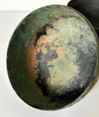 Collection of Three Korean Antique Bronze Bowls